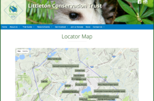 Image of Littleton Conservation Trust's website