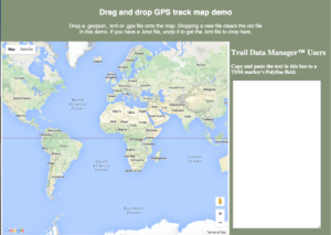 Image of Trail Mapper Demo page